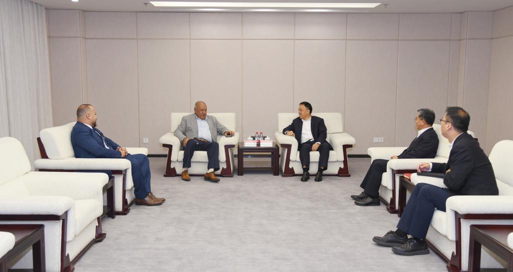 丁小林、趙啟會(huì)見(jiàn)埃及EGEMAC董事長(zhǎng)Medhat Ramadan先生一行